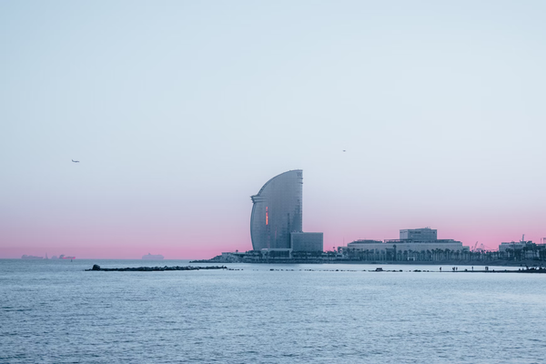 Sunset sailing cruise in Barcelona – golden hour on the Mediterranean